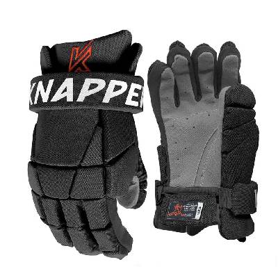 Knapper Hokejbalové rukavice Knapper AK3 YTH, Dětská, černá, 8"