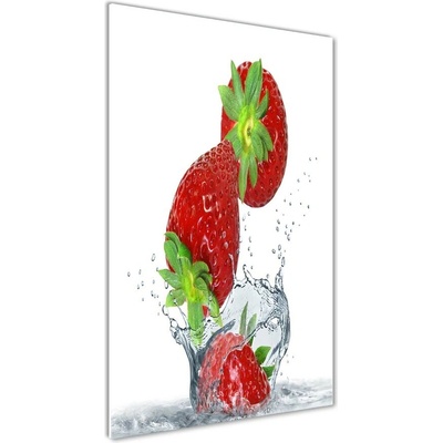 Vertikálny foto obraz sklenený Jahody 50x100 cm