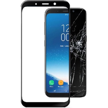 Cellularline Стъклен протектор Cellular Line за Samsung Galaxy А8 2018 - Черен