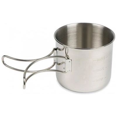 Tatonka Handle Mug 850 ml nerezový hrnek sklopná ucha stupnice