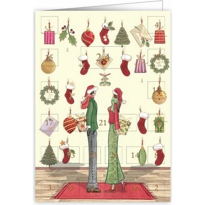 QUIRE PUBLISHING Přání adventní kalendář 6365 QP