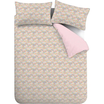 Catherine Lansfield Розово единично спално бельо 135x200 cm Darcy Floral - Catherine Lansfield (BD/27839/W/SQS/PK)