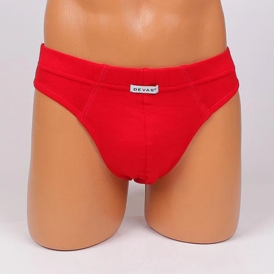 Еластичен мъжки слип в червено