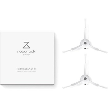 Roborock S8, S8+, S8 Pro Ultra, Q-Revo kartáč boční 3-ramenný bílý 2 ks