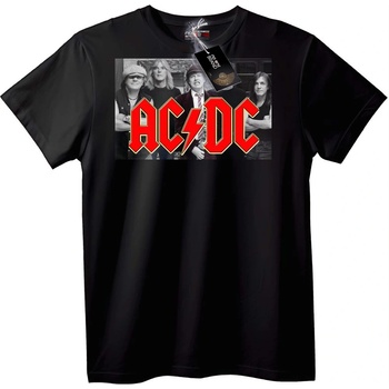 NOONEBRAND Тениска AC/DC Банда Снимка - M, Black