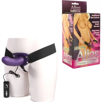 Вибриращ пенис колан, реалистичен, 16см. - Alias Purple (SEVCR00409)