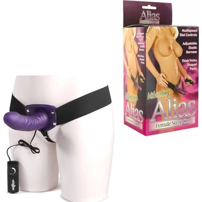 Вибриращ пенис колан, реалистичен, 16см. - Alias Purple (SEVCR00409)