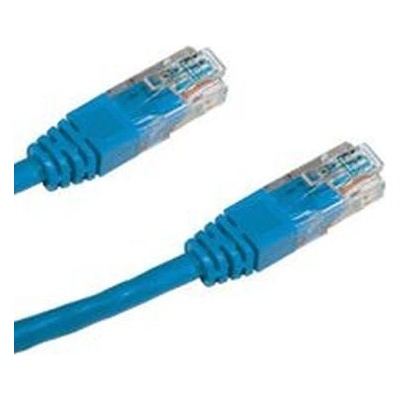 PremiumCord sp6utp010B patch UTP, RJ45-RJ45, CAT6, 1m, modrý