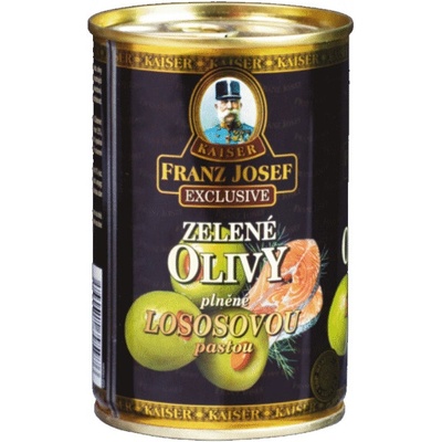 Franz Josef Kaiser Zelené olivy plnené lososovou pastou 300 g