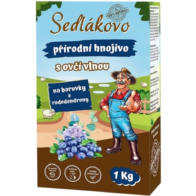 Sedlákovo hnojivo s ovčí vlnou na borůvky a rododendrony 1 kg