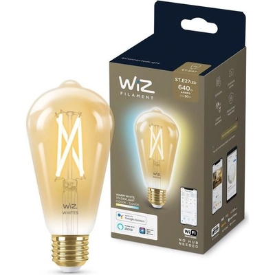 WiZ LED Stmievateľná žiarovka VINTAGE ST64 E27/7W/230V 2000-5000K CRI 90 Wi-Fi WiZ WI0022