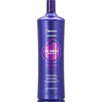 Fanola Wonder No Yellow Shampoo Šampon pro blond melírované a šedivé vlasy 1000 ml