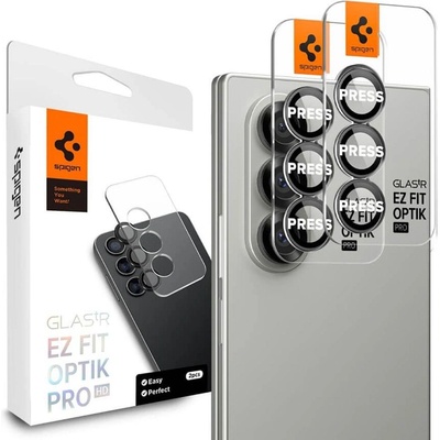 Spigen Протектор за Камерата на Samsung Z Fold 7, Spigen EZ Fit Optik Pro Glass tR 2бр. , Черен (AGL09581)