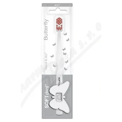 Softdent Butterfly Zubná kefka Soft 1 ks