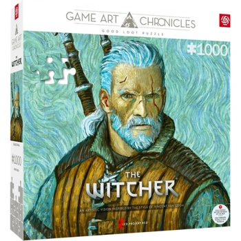 Good Loot Game Art Chronicles Puzzle The Witcher Geralt & Vincent Van Gogh (1000pieces)
