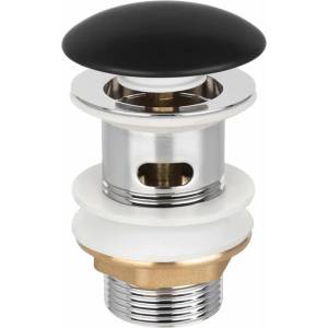 Invena Вентил за мивка Invena Click-Clack хром - матово черен (SC-B1-CZP-W)