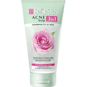 Agiva Acne Help Измиващ гел с розова вода и чаено дърво за проблемна кожа 150мл