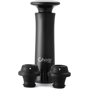 Cheer Moda Вакуумна помпа за вино с тапи Treeplet черна 5 части (CM-00513)