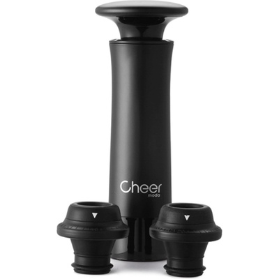 Cheer Moda Вакуумна помпа за вино с тапи Treeplet черна 5 части (CM-00513)