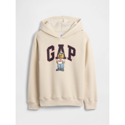GAP dětská mikina s logem Brannan Bear béžová