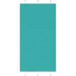 vidaXL Плисирана щора, петролно зелена, 105x200 см, ширина на плата 104, 4 см, полиестер (4015416)
