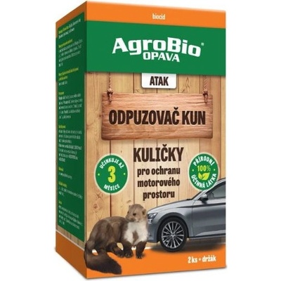 Agrobio Atak Odpuzovač kun kuličky proti kunám 2 ks