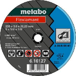 Metabo Диск за рязане - стомана 150x3.0x22.2 мм прав 616121000 (616121000)