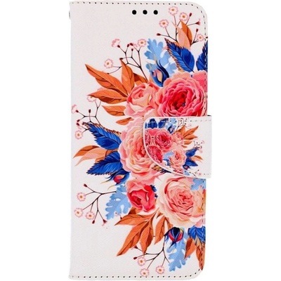 Pouzdro TopQ Xiaomi Redmi Note 11 knížkové Kytice