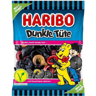 Haribo Dunkle Tüte 175 g