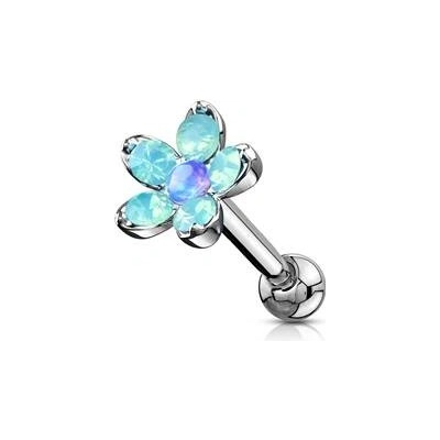 Šperky4U cartilage piercing do ucha kytička CP1040-Q
