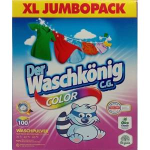 Waschkonig Прах за пране Waschkönig Color, 100 пранета, 6 кг