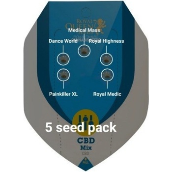 Royal Queen seeds CBD Mix semena neobsahují THC 5 ks