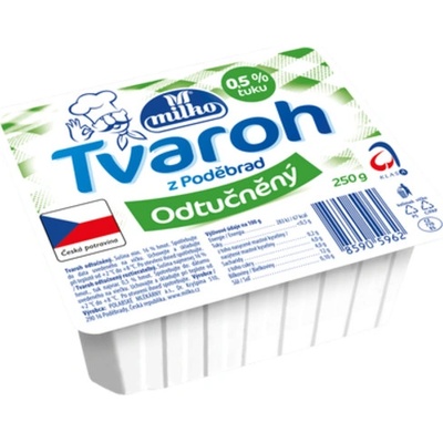 Milko Tvaroh měkký odtučněný 250 g – Zboží Dáma