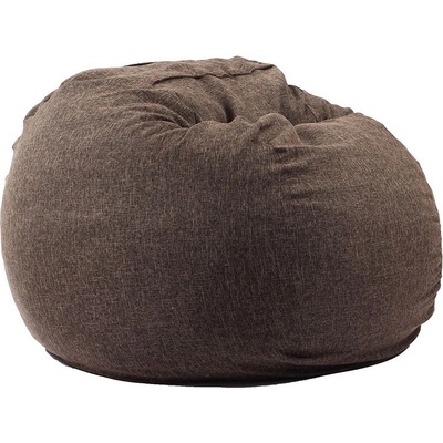 PUFRELAX Пуф, Барбарон, 600л. , King Size, Mocha Latte, Перящ се калъф, Трансформира се в легло, Пълнеж с микс от мемори пяна и дунапрен, Гама Premium (PUF-M-K-PT-MCLT)