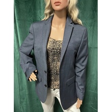 Next slim fit sako Modrá