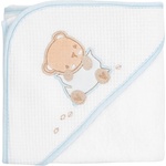 Kikkaboo Хавлия с качулка Kikkaboo - Dream Big, 90 х 90 сm, Blue (31104010057)