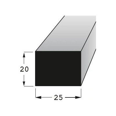 Hranolek 25x20mm, délka 200cm