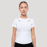 GymBeam Дамска тениска Tribal Ribbed White L