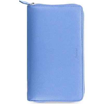 Filofax Saffiano ZIP Compact A6 týdenní 2026 modrý