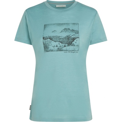 Icebreaker Women Merino 150 Tech Lite SS Tee Terrain Размер: S / Цвят: светло син