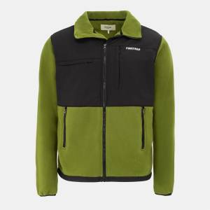Firetrap Мъжко поларено яке Firetrap Fleece Jacket Mens - Calla Green