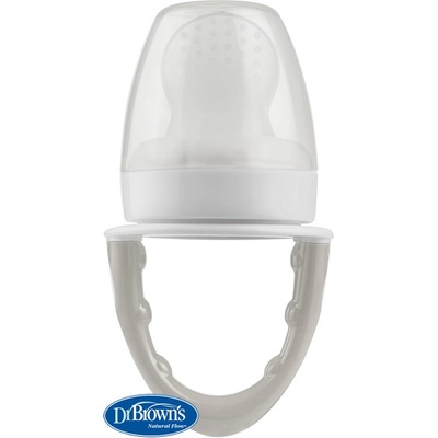 Dr.Brown's Cumeľ na krmenie Fresh Firsts 4m+ sivá