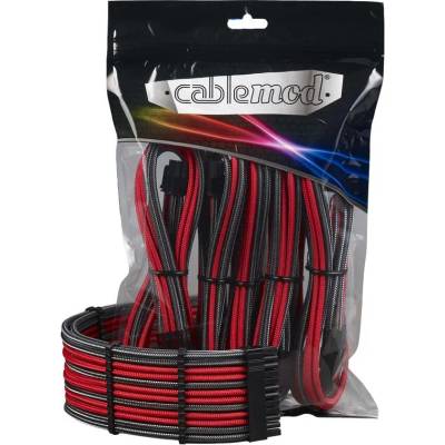 CableMod Комплект оплетени кабели CableMod PRO ModMesh Carbon/Red (CABLEMOD-ZUAD-945)