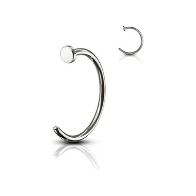 Šperky4U piercing do nosu kruh titan TIT1048-1010