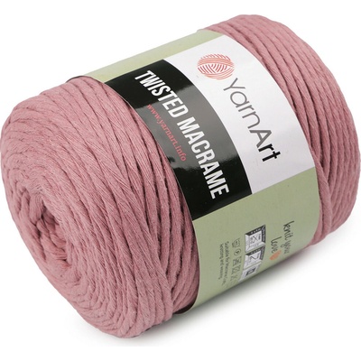 Pletací příze Twisted Macrame 500 g rozčesávací Varianta: 19 (792) starorůžová, Balení: 1 ks