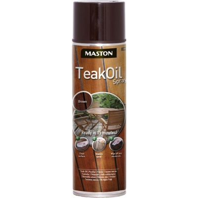 Maston Teakový olej v spreji hnedý 500 ml