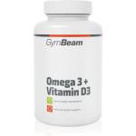 GymBeam Omega 3 + Vitamin D3 капсули с есенциални мастни киселини 126 гр