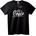 NOONEBRAND Тениска Дръж го просто - 7XL, Black