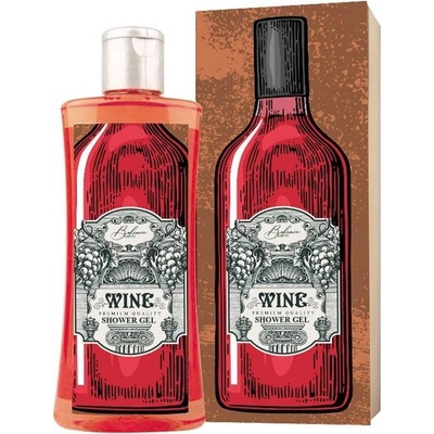 Bohemia Book of wine vinný sprchový gél v krabičce 250 ml