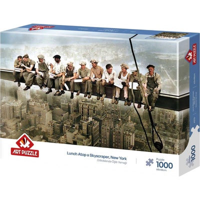 Art Puzzle Пъзел Art Puzzle от 1000 части - Обяд на върха на небостъргача, Ню Йорк (41010)